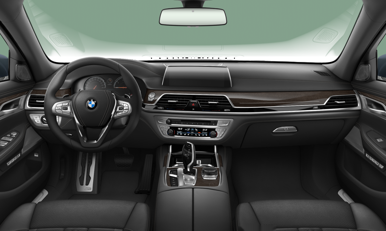 Interior of BMW 740Ld xDrive (G12), VIN WBA7G810X0GJ35854