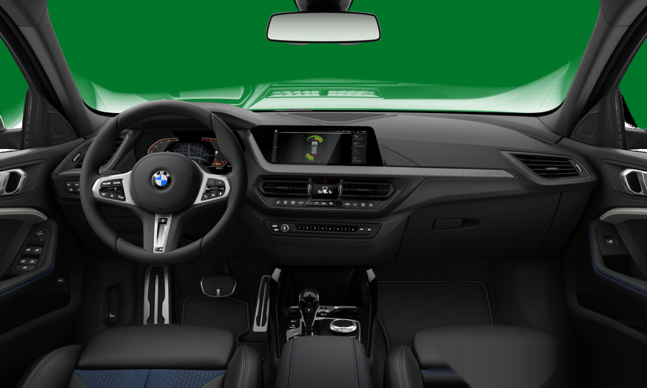 Interior of BMW 118i (F40), VIN WBA7K3102N7L10851