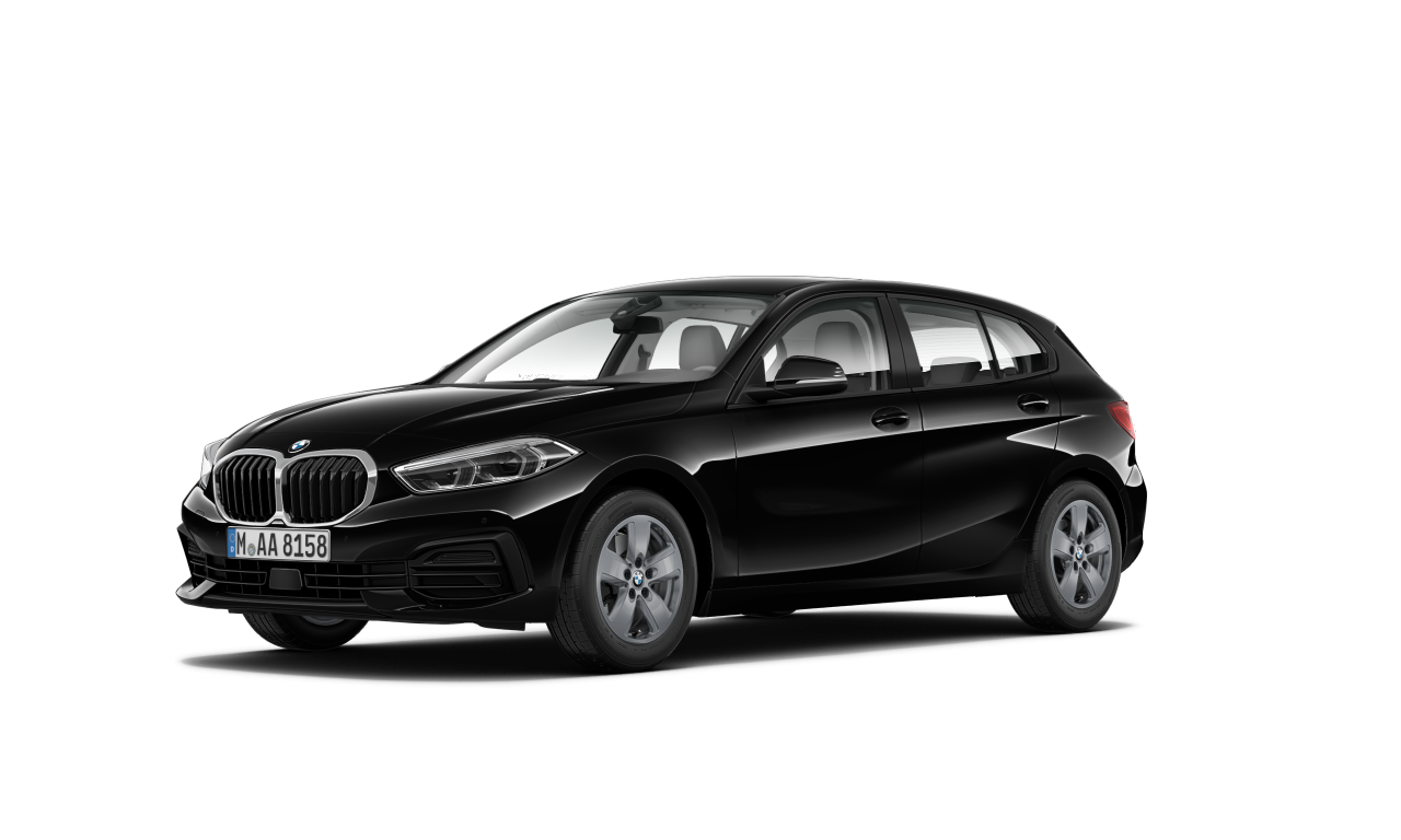 Exterior of 2021 BMW 118i (F40), VIN WBA7K310405T56749