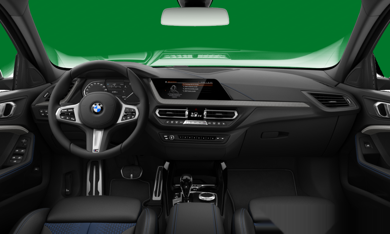 Interior of 2020 BMW 118i (F40), VIN WBA7K310805S60526