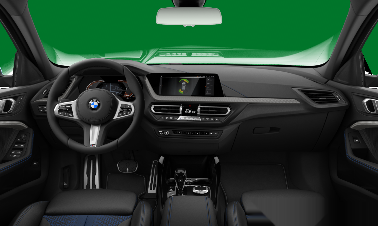Interior of BMW 118i (F40), VIN WBA7K320807K46399