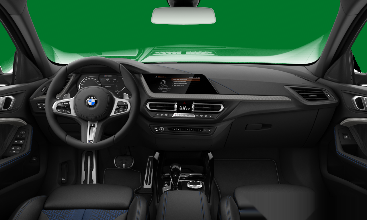 Interior of BMW M135i xDrive (F40), VIN WBA7L110507H23344