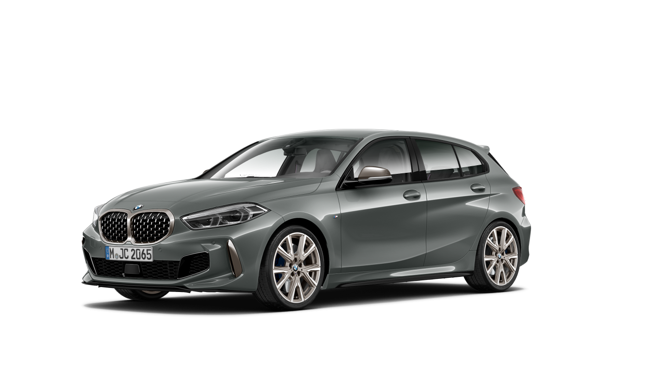 Exterior of 2023 BMW M135i xDrive (F40), VIN WBA7L120907N56434