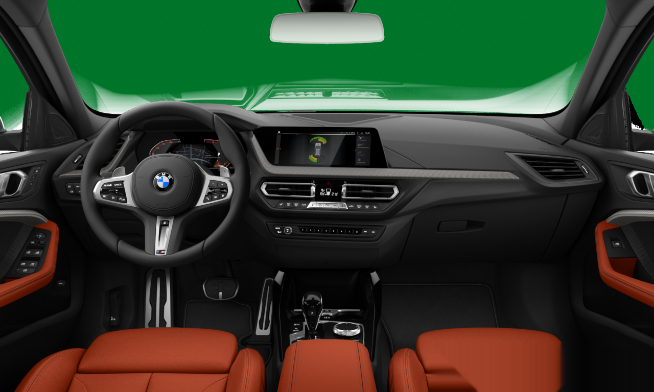 Interior of BMW 120i (F40), VIN WBA7L7104N7L19278