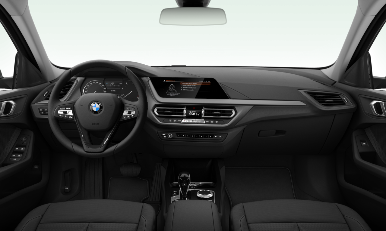 Interior of 2020 BMW 116d (F40), VIN WBA7M710207G43113