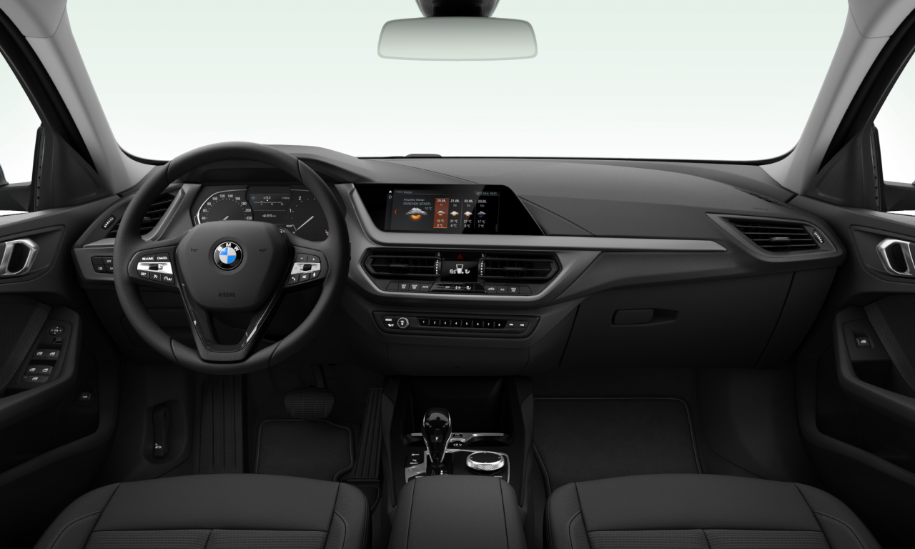 Interior of BMW 116d (F40), VIN WBA7M710307F55526