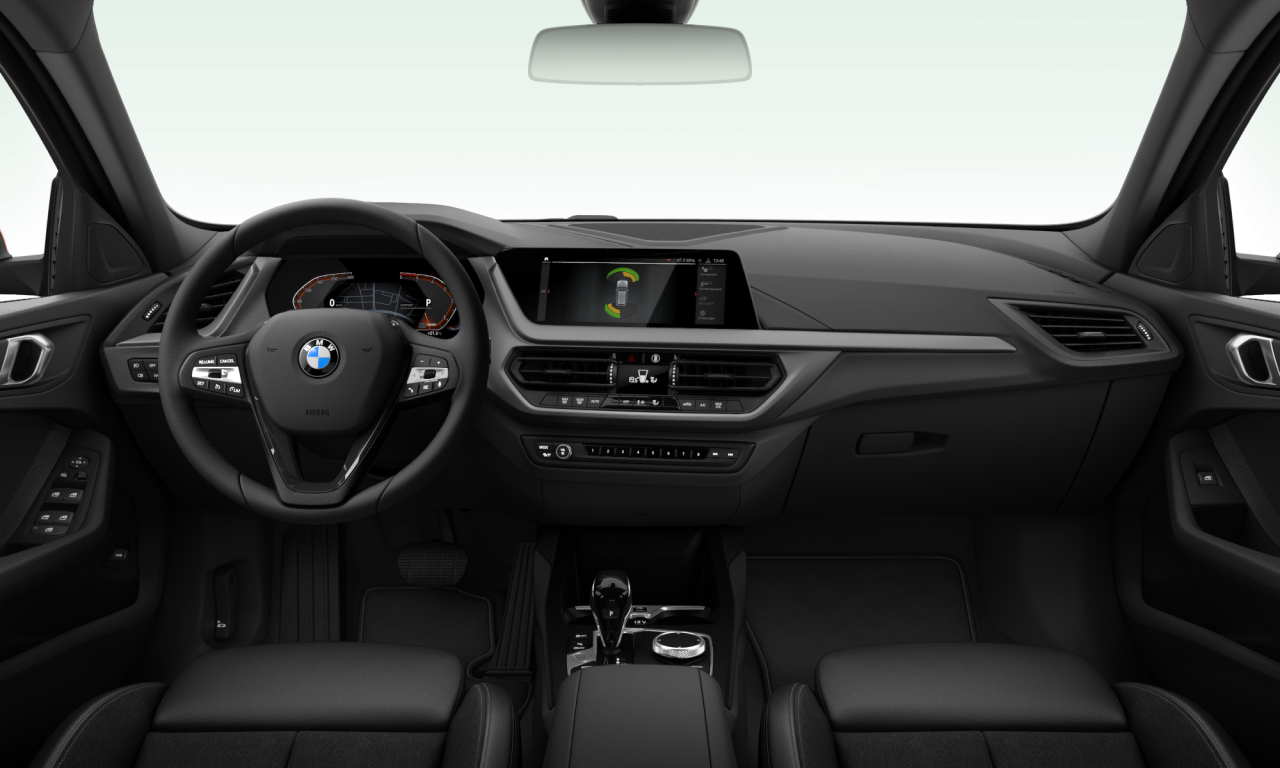 Interior of BMW 116d (F40), VIN WBA7M710807M02265