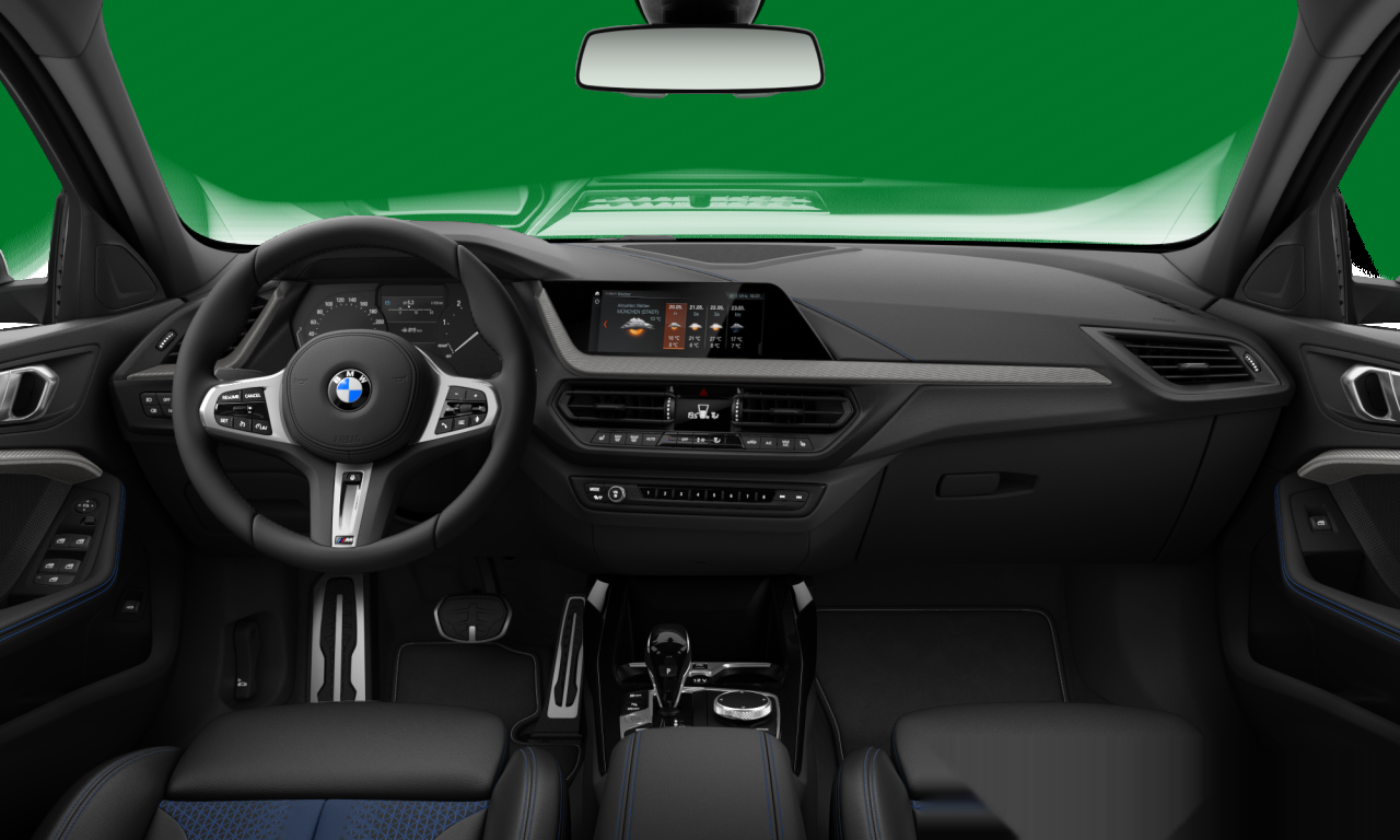 Interior of 2020 BMW 118d (F40), VIN WBA7M9103M7H61611