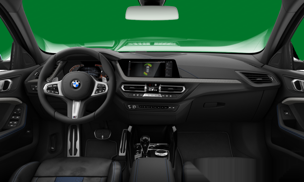 Interior of BMW 118d (F40), VIN WBA7M910807F46834