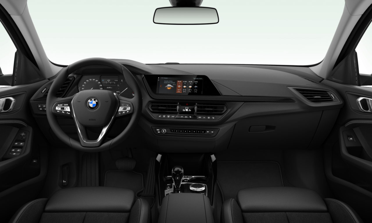 Interior of 2020 BMW 118d (F40), VIN WBA7M910807H16528