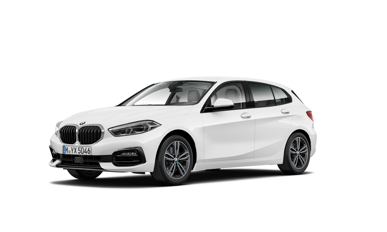 Exterior of 2021 BMW 118d (F40), VIN WBA7M910X05T28175