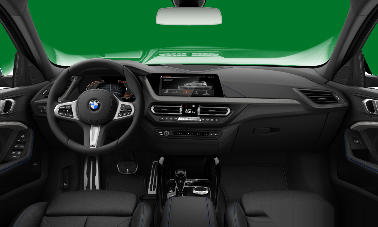 Interior of 2022 BMW 120d (F40), VIN WBA7N310505V65294