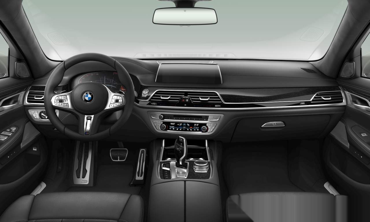Interior of 2019 BMW 750i xDrive (Sedan (4 Doors)), VIN WBA7R82060BP53579