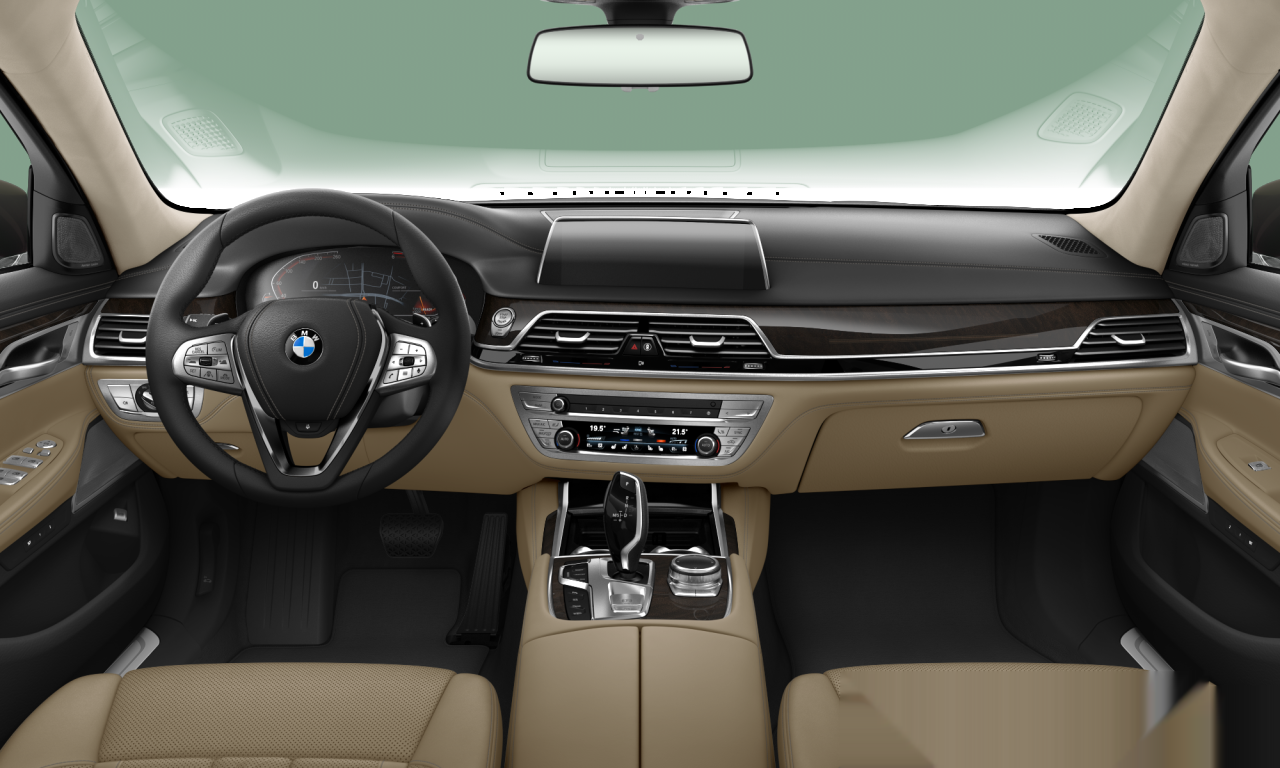 Interior of BMW 740d xDrive (G11 (MUE)), VIN WBA7S62050CD68732