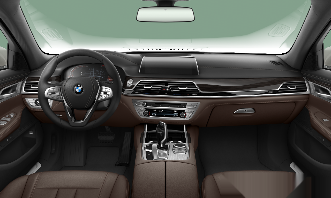 Interior of 2020 BMW 730Li (G12 (MUE)), VIN WBA7T0A00LGJ04128