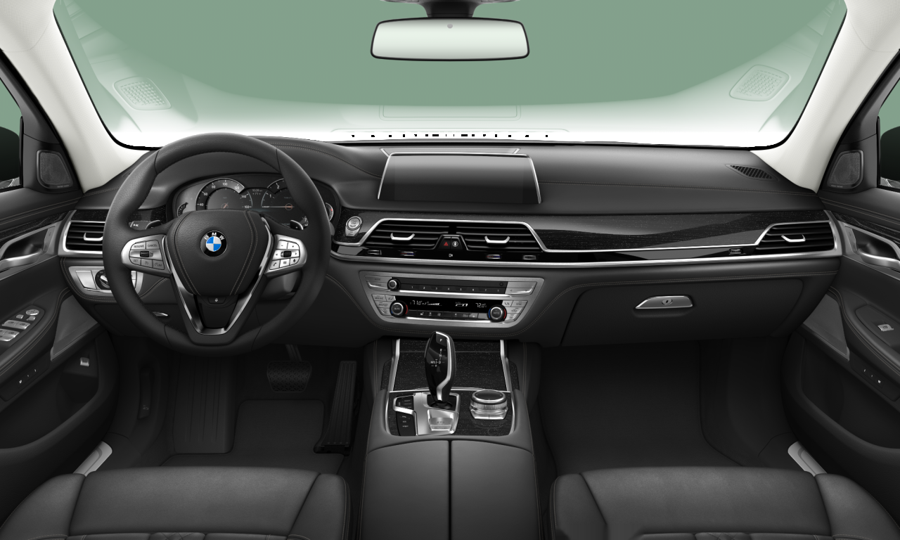 Interior of BMW 740Li (G12 (MUE)), VIN WBA7T2C04LGF96819