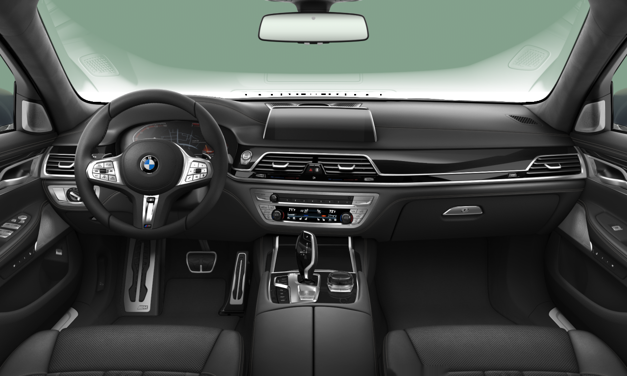 Interior of 2021 BMW 750Li xDrive (G12 (MUE)), VIN WBA7U2C05NCH45150