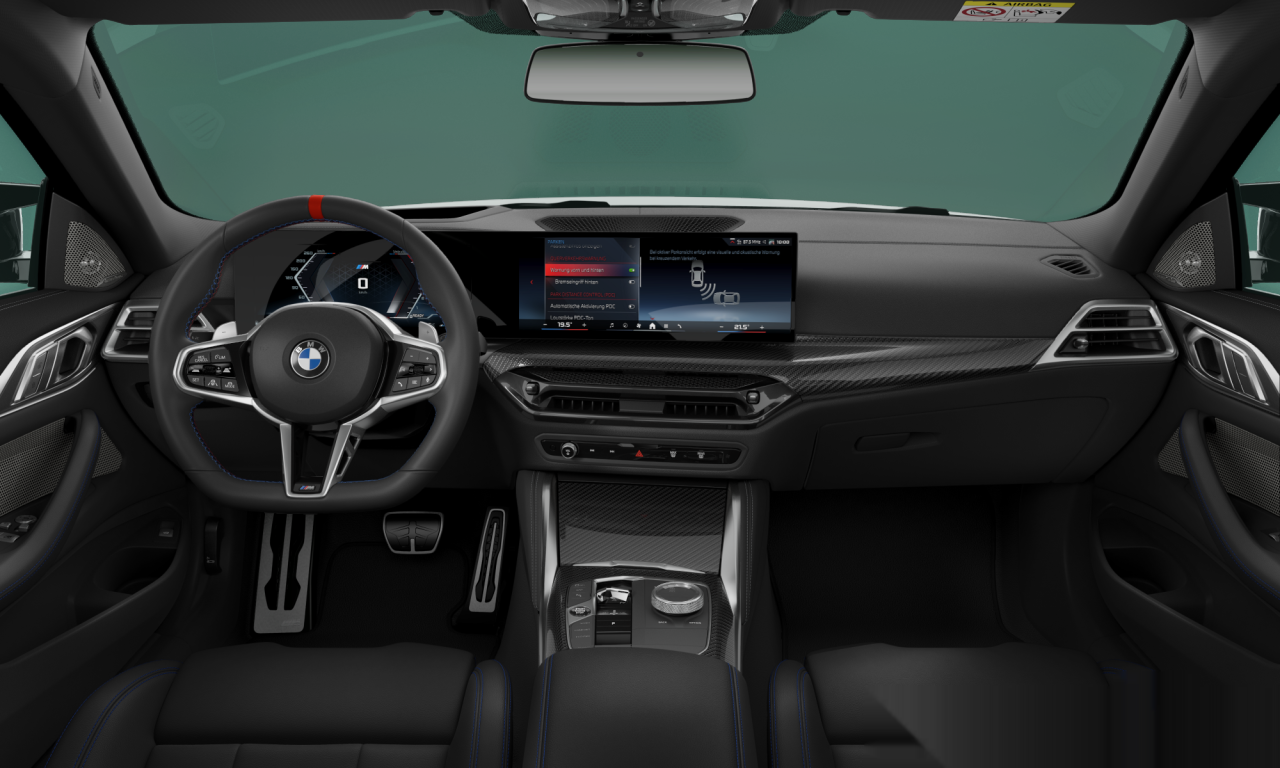Interior of BMW M440i xDrive (G22 (MUE)), VIN WBA81DA06SCT41603