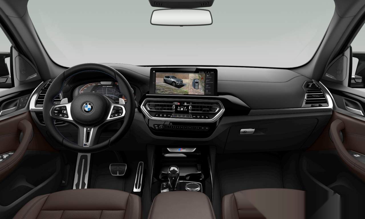 Interior of BMW X3 M40i (Sports Activity Vehicle (5 Doors)), VIN WBA81DP06P9R86070