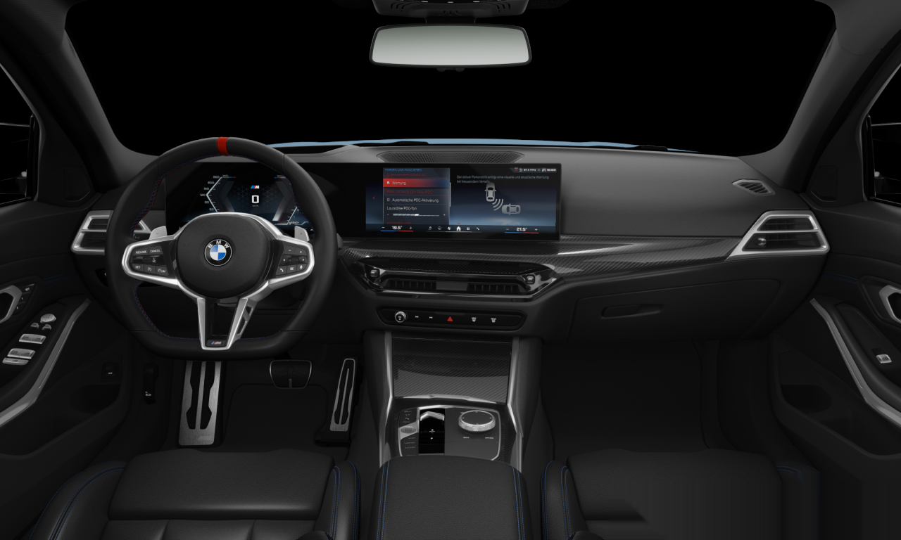 Interior of 2025 BMW M340i xDrive (G21 (MUE)), VIN WBA81FY030FV54666