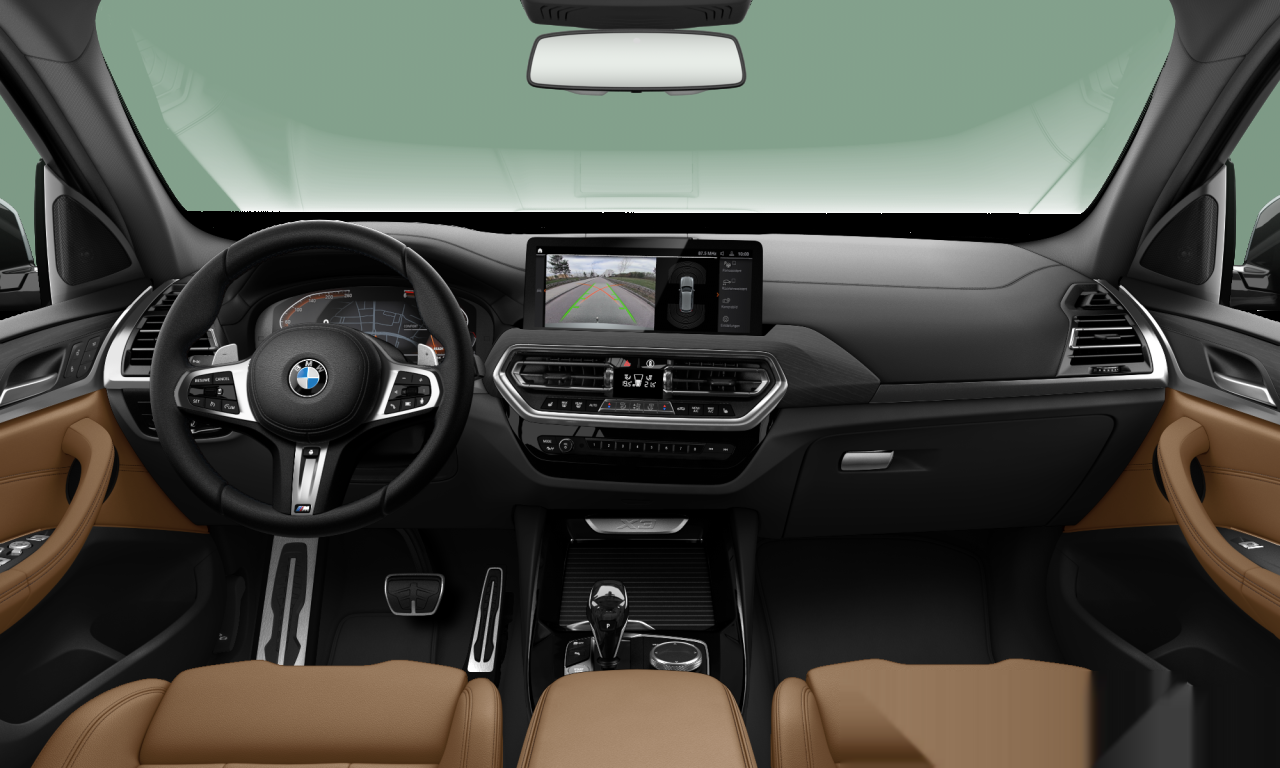 Interior of 2022 BMW X3 xDrive30d (G01 (MUE)), VIN WBA85BZ010N150802