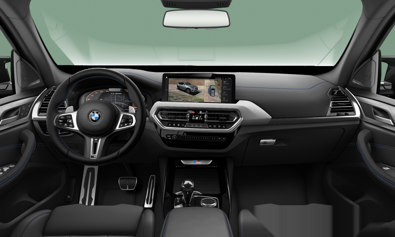Interior of 2021 BMW X3 M40i (G01 (MUE)), VIN WBA85DP030N139458