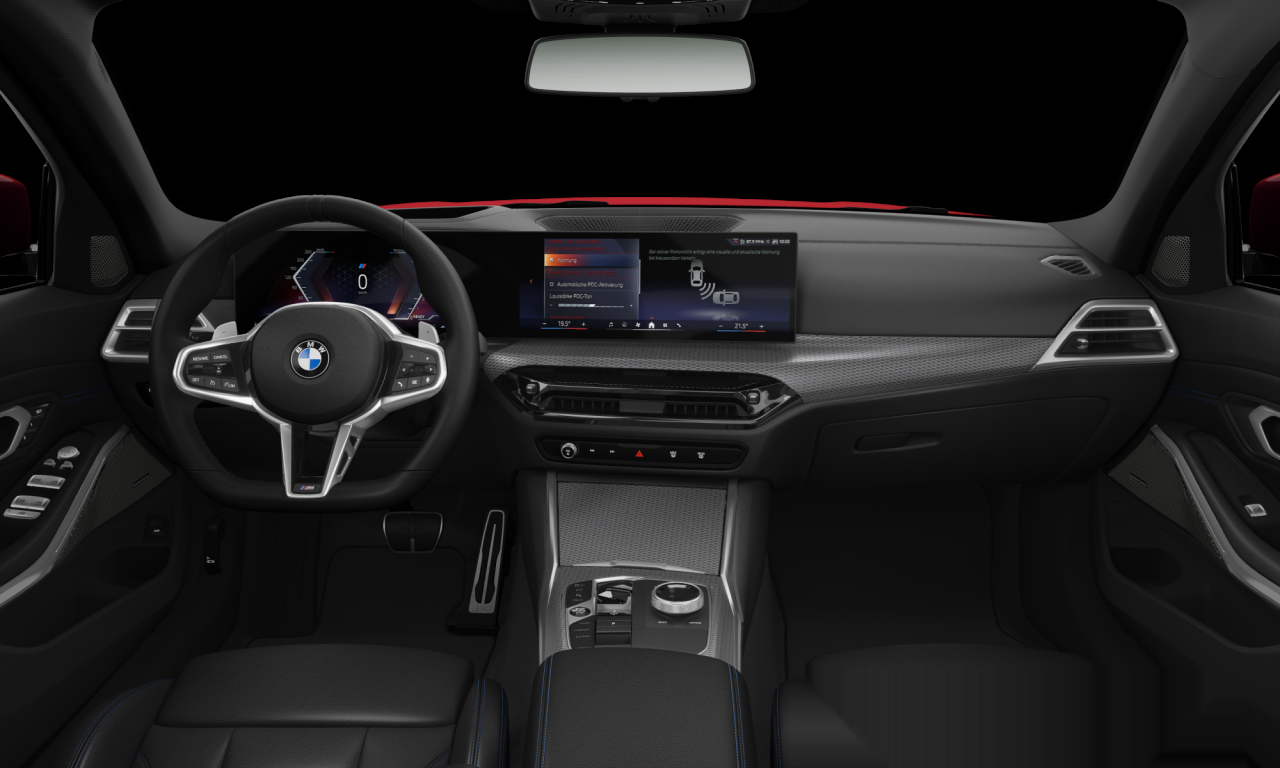 Interior of 2025 BMW 330i xDrive (G20 (MUE)), VIN WBA88FF0X08F89596