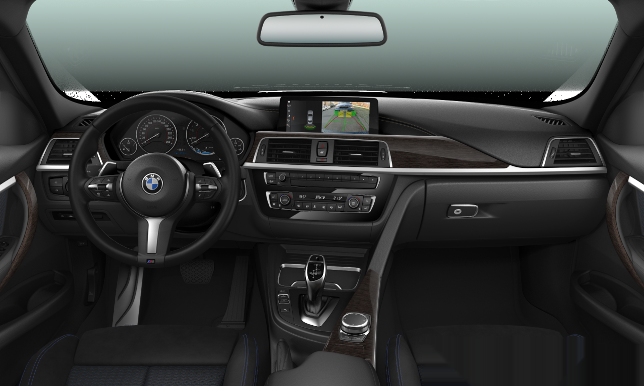 Interior of 2017 BMW 320i (F30 (MUE)), VIN WBA8A16010NU77775