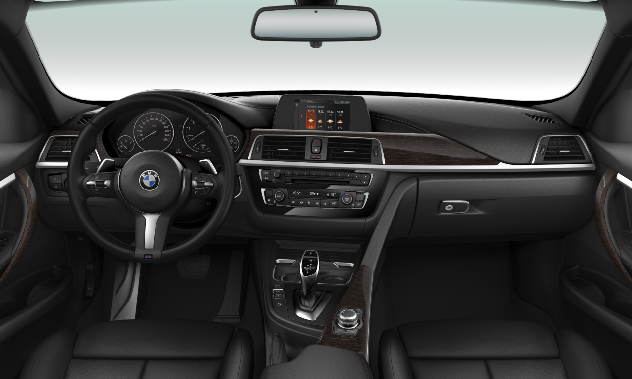 Interior of 2018 BMW 320i (F30 (MUE)), VIN WBA8A16040NU78709