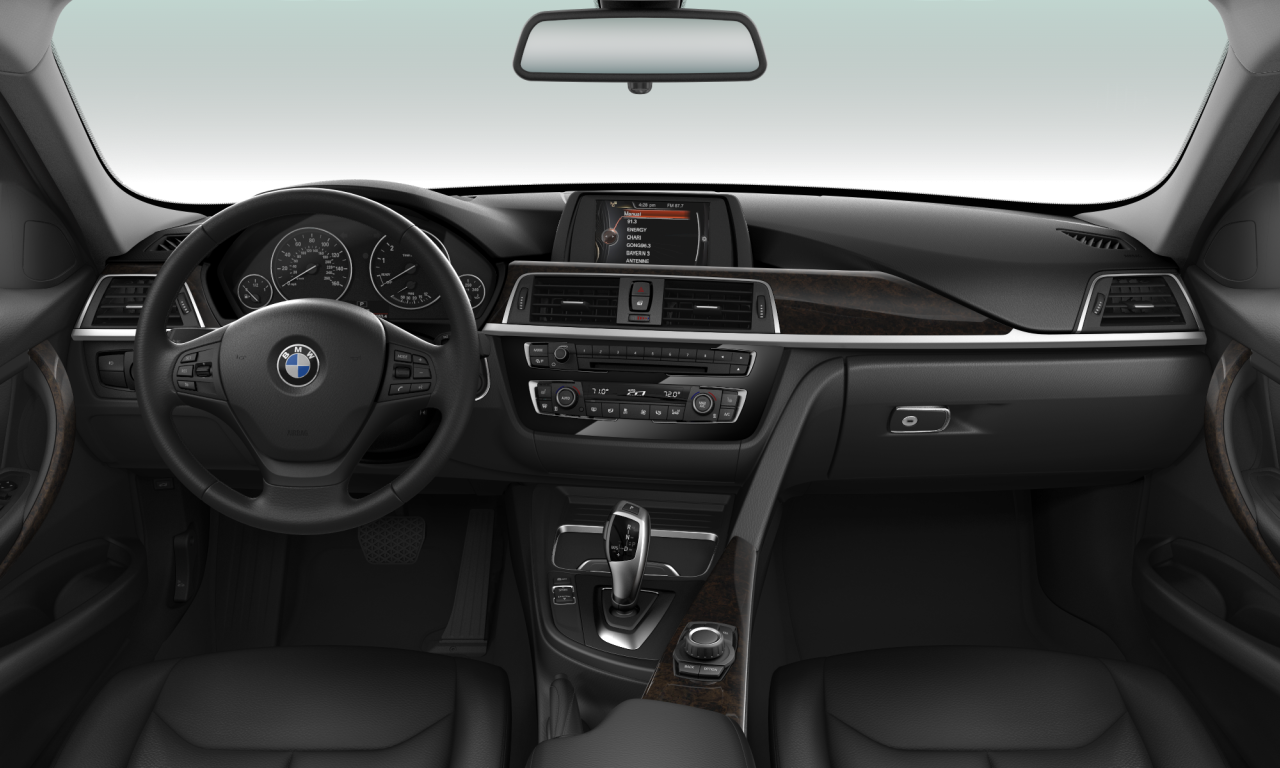 Interior of BMW 320i xDrive (F30 (MUE)), VIN WBA8A3C36HK692902