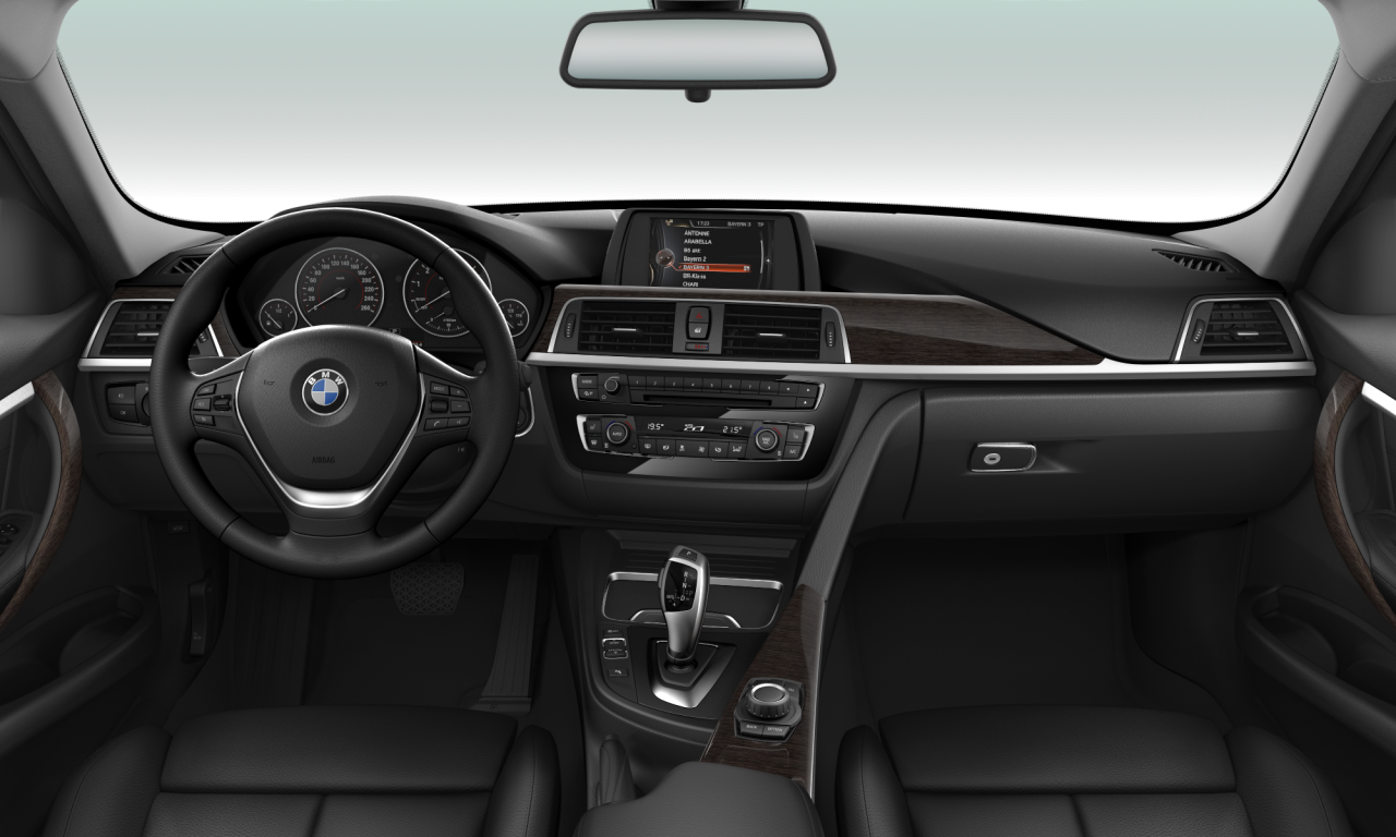 Interior of BMW 320i xDrive (F30 (MUE)), VIN WBA8A3C59GK688696