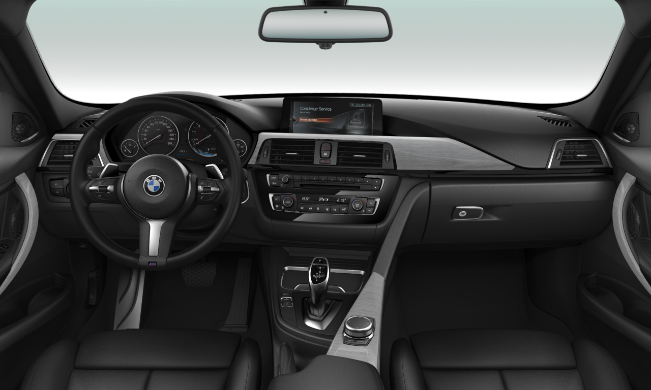 Interior of BMW 320i xDrive (F30 (MUE)), VIN WBA8A52060K432846