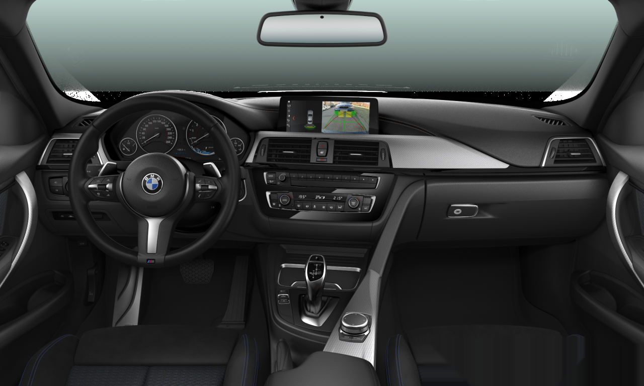Interior of 2017 BMW 320i xDrive (F30 (MUE)), VIN WBA8A560X0NU88247