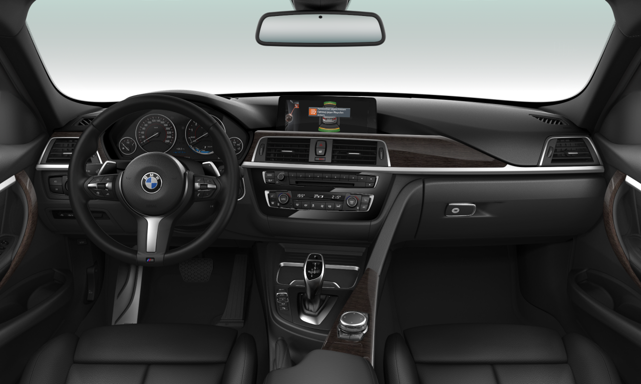 Interior of 2020 BMW 330i (F30 (MUE)), VIN WBA8A76000NT30334