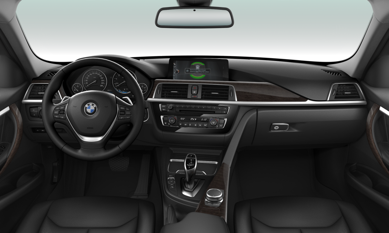 Interior of 2017 BMW 330i (F30 (MUE)), VIN WBA8A760X0NU07730