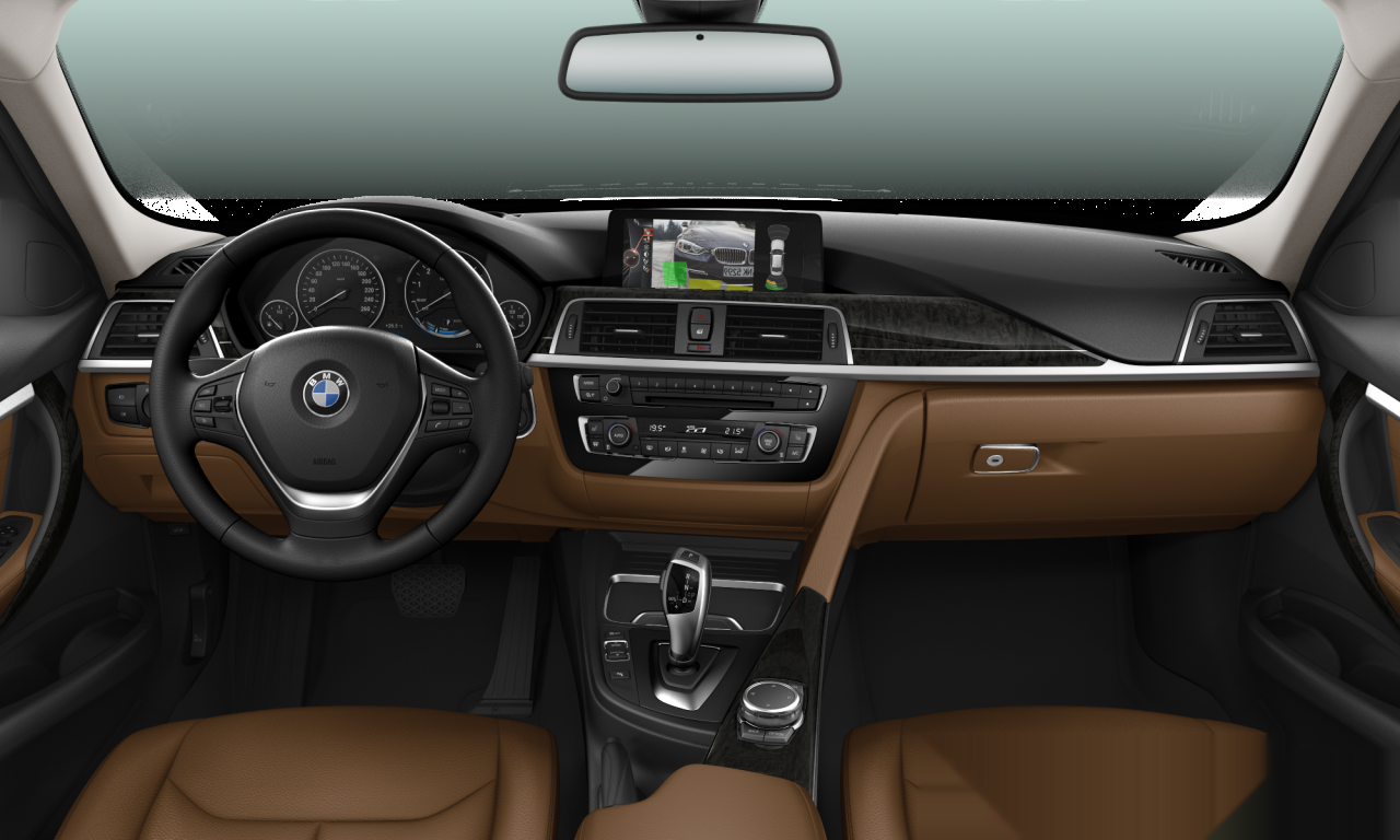Interior of 2015 BMW 320i (F30 (MUE)), VIN WBA8A9105GK463184