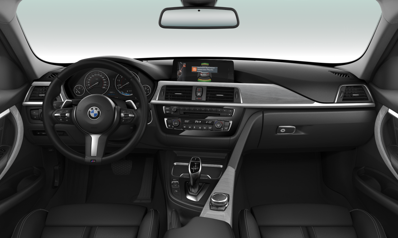 Interior of 2016 BMW 340i (F30 (MUE)), VIN WBA8B31040K381737