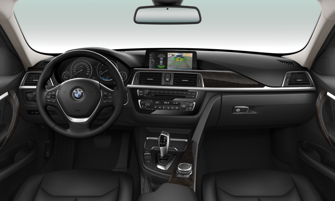 Interior of 2016 BMW 340i (F30 (MUE)), VIN WBA8B35080NT20027