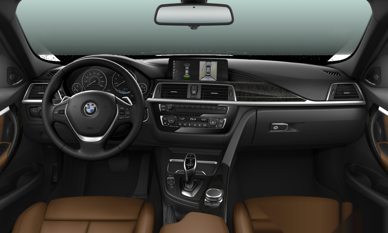 Interior of 2015 BMW 340i (F30 (MUE)), VIN WBA8B3C58GK383431