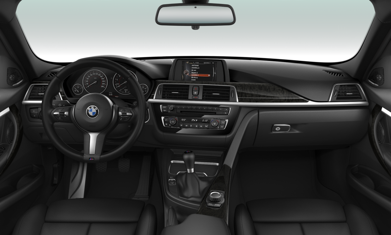 Interior of BMW 340i xDrive (F30 (MUE)), VIN WBA8B7G53GNT70702