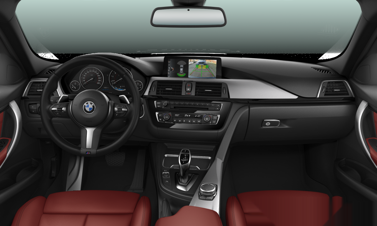 Interior of 2016 BMW 330i (F30 (MUE)), VIN WBA8B9106HK704880
