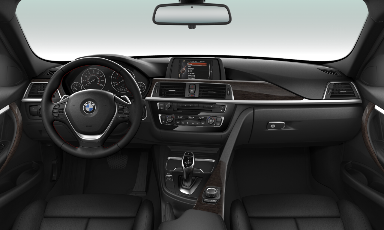 Interior of 2016 BMW 330i (F30 (MUE)), VIN WBA8B9C54HK676134