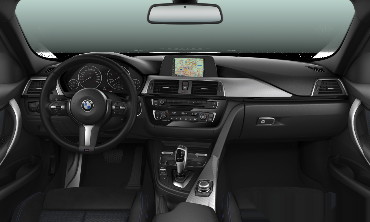 Interior of 2015 BMW 318d (F30 (MUE)), VIN WBA8C31010K687419