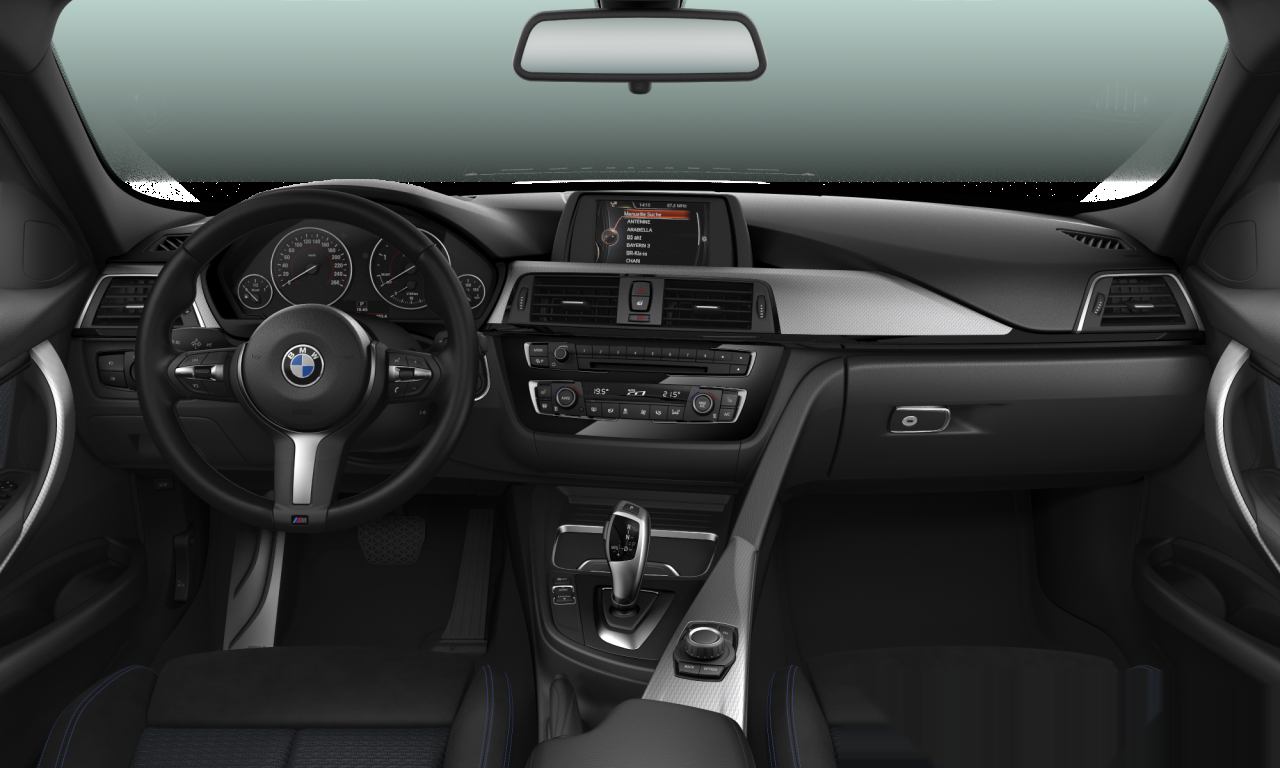 Interior of 2016 BMW 320d (F30 (MUE)), VIN WBA8C5108HK855659