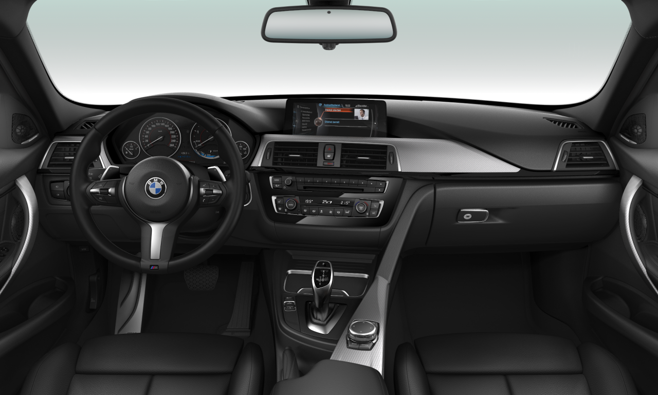 Interior of 2016 BMW 320d (F30 (MUE)), VIN WBA8C52030K725176