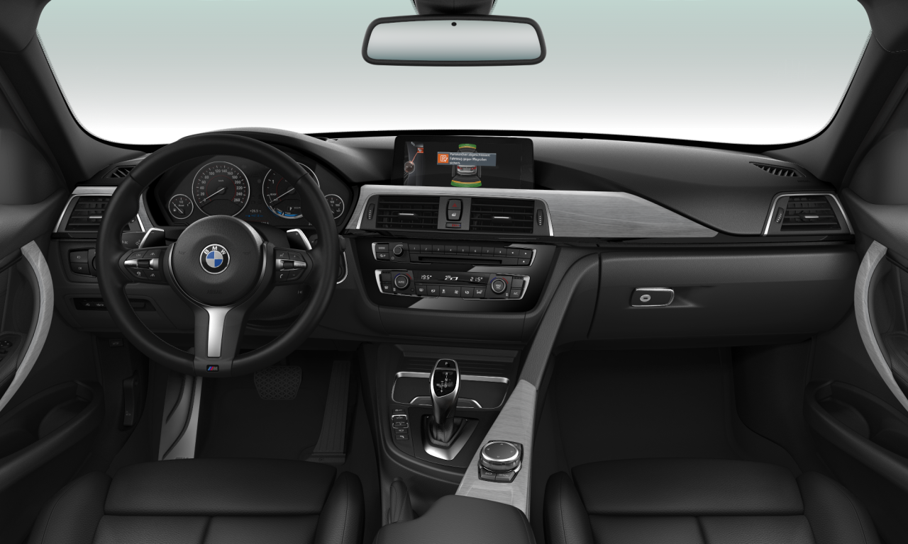 Interior of BMW 320d (F30 (MUE)), VIN WBA8C56040NT33008