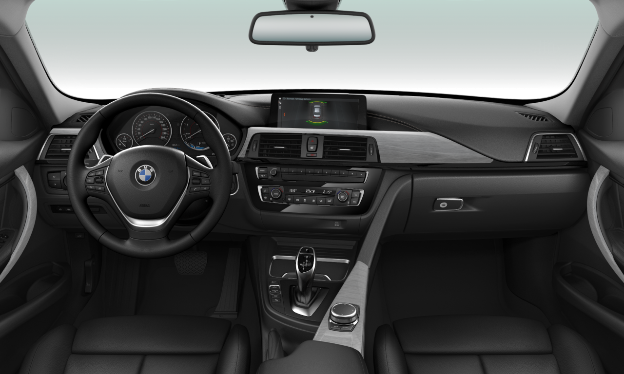 Interior of 2018 BMW 320d xDrive (F30 (MUE)), VIN WBA8C91050P845511