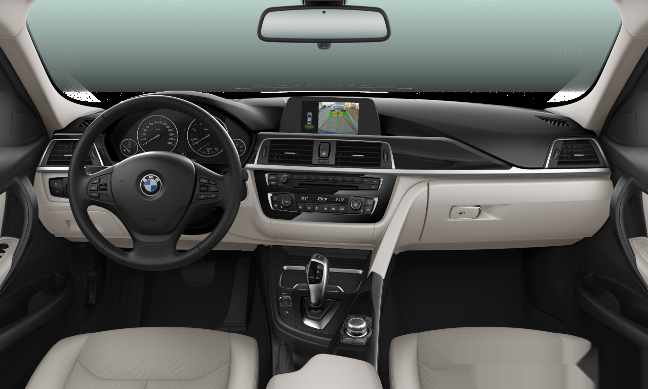 Interior of 2017 BMW 320d xDrive (F30 (MUE)), VIN WBA8C910X0A001614