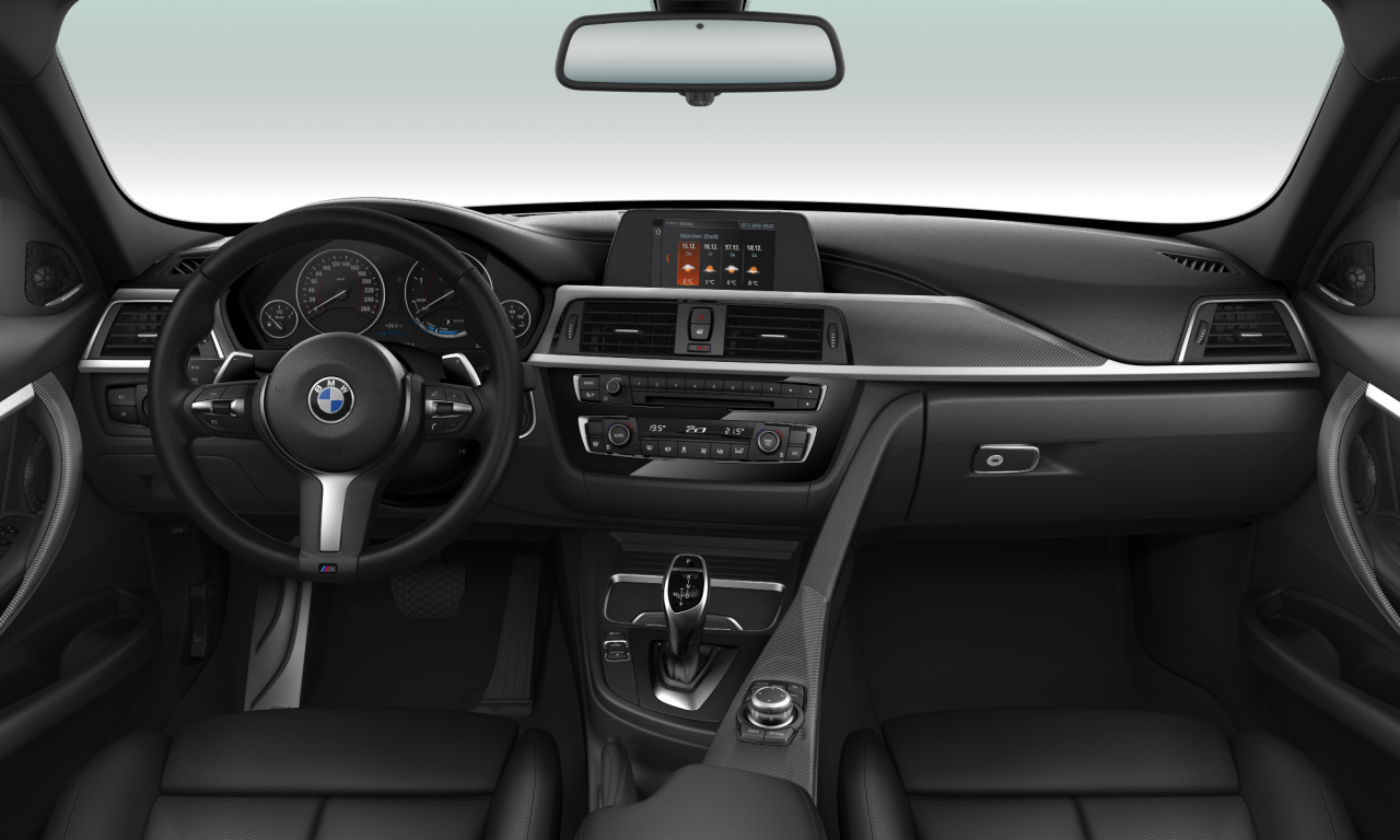 Interior of 2017 BMW 320d xDrive (F30 (MUE)), VIN WBA8C92020K827544