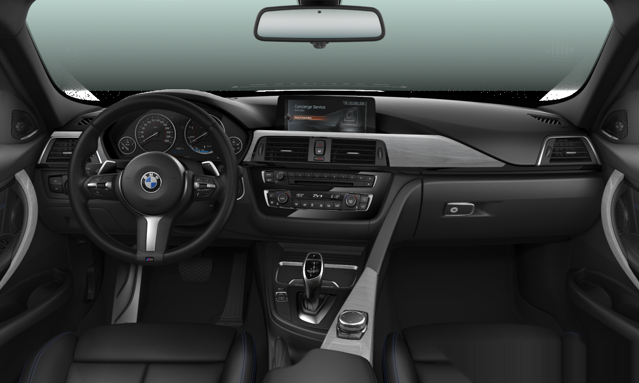 Interior of BMW 320d xDrive (F30 (MUE)), VIN WBA8C92060K826381